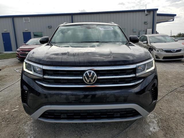 1V2JE2CA5NC203699 - 2022 VOLKSWAGEN ATLAS CROS SE შავი ფოტო 5