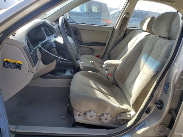 KMHDN45D22U434479 - 2002 HYUNDAI ELANTRA GLS BEIGE photo 7