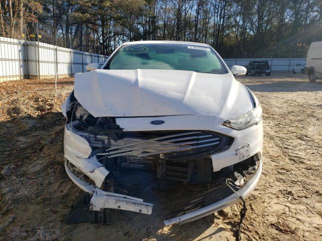 3FA6P0LU0HR385193 - 2017 FORD FUSION SE HYBRID WHITE photo 5