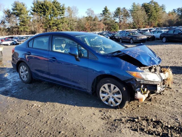 2HGFB2F5XCH514555 - 2012 HONDA CIVIC LX BLUE photo 4