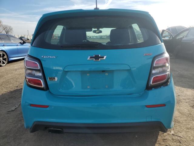 1G1JD6SB5L4102149 - 2020 CHEVROLET SONIC LT BLUE photo 6