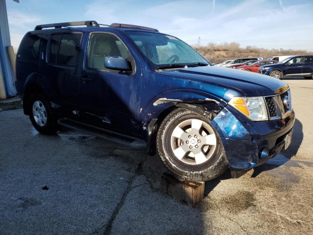 5N1AR18W57C634627 - 2007 NISSAN PATHFINDER LE BLUE photo 4