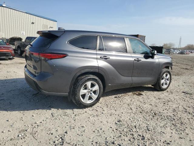 5TDKDRBH6PS518822 - 2023 TOYOTA HIGHLANDER L GRAY photo 3