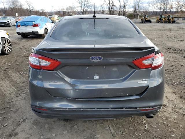 3FA6P0HD0FR121705 - 2015 FORD FUSION SE GRAY photo 6