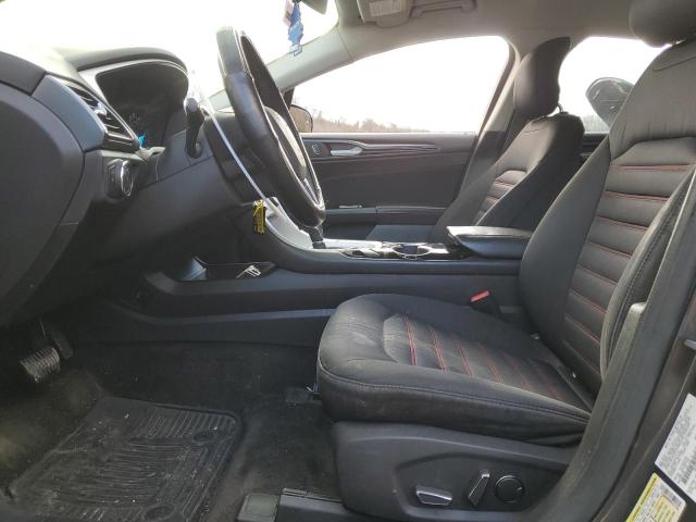 3FA6P0HD0FR121705 - 2015 FORD FUSION SE GRAY photo 7