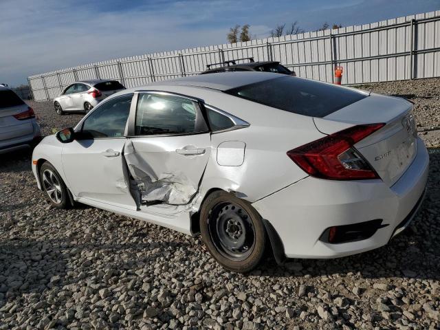 19XFC2F64KE024899 - 2019 HONDA CIVIC LX WHITE photo 2