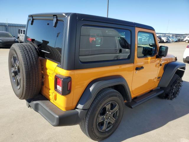 1C4GJXAG3MW687154 - 2021 JEEP WRANGLER SPORT YELLOW photo 3