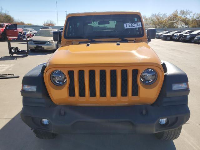 1C4GJXAG3MW687154 - 2021 JEEP WRANGLER SPORT YELLOW photo 5