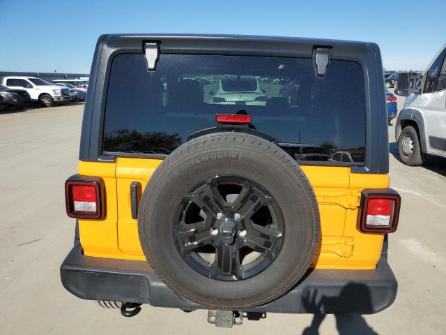 1C4GJXAG3MW687154 - 2021 JEEP WRANGLER SPORT YELLOW photo 6