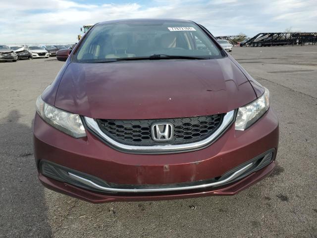 2HGFB2F50FH561999 - 2015 HONDA CIVIC LX BURGUNDY photo 5