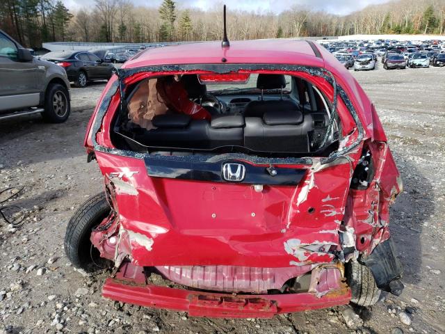 JHMGE88249C003014 - 2009 HONDA FIT RED photo 6