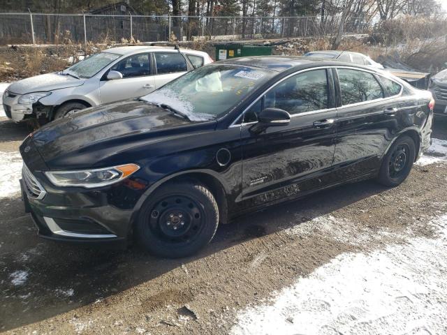 3FA6P0PUXJR264056 - 2018 FORD FUSION SE PHEV BLACK photo 1