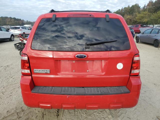 1FMCU037X9KA21011 - 2009 FORD ESCAPE XLT RED photo 6