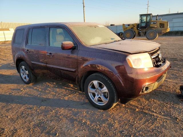 5FNYF4H64DB064163 - 2013 HONDA PILOT EXL MAROON photo 4