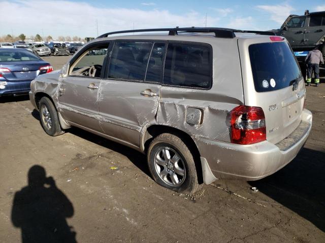 JTEEP21A640057292 - 2004 TOYOTA HIGHLANDER GOLD photo 2