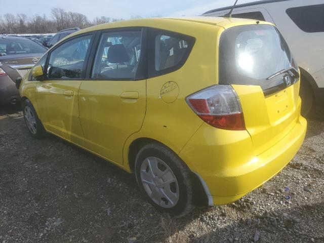 JHMGE8H3XDC031272 - 2013 HONDA FIT YELLOW photo 2