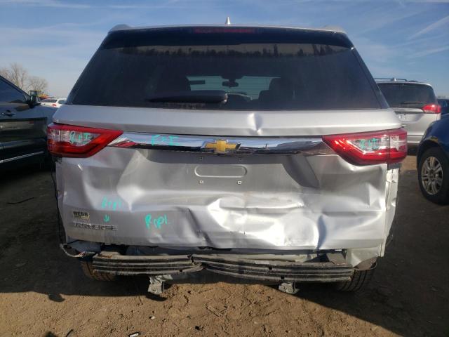 1GNERFKW8MJ225404 - 2021 CHEVROLET TRAVERSE LS SILVER photo 6