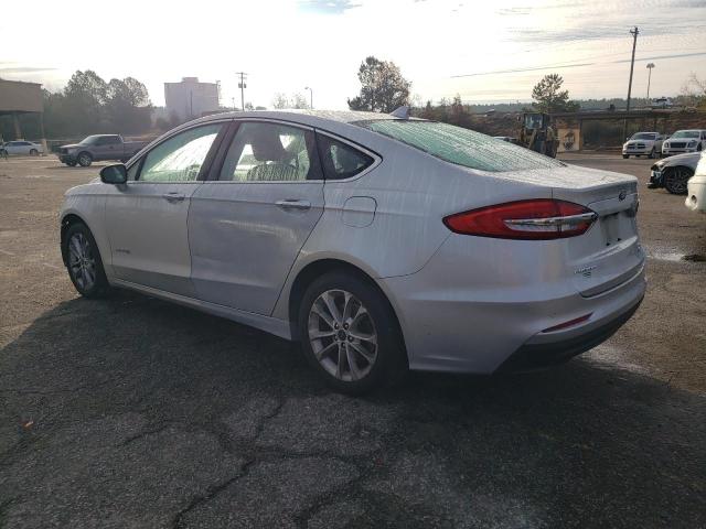 3FA6P0MU1KR141669 - 2019 FORD FUSION SEL SILVER photo 2