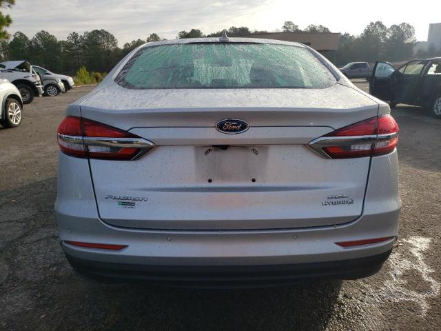 3FA6P0MU1KR141669 - 2019 FORD FUSION SEL SILVER photo 6