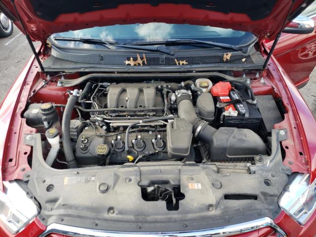 1FAHP2F86JG143203 - 2018 FORD TAURUS LIMITED RED photo 11