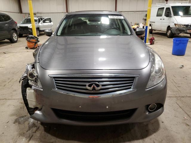 JN1CV6AR8DM354302 - 2013 INFINITI G37 GRAY photo 5