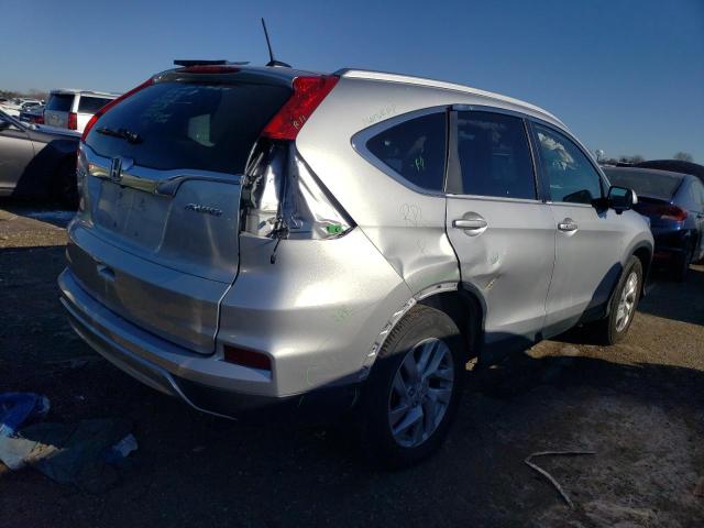 5J6RM4H76GL028084 - 2016 HONDA CR-V EXL SILVER photo 3