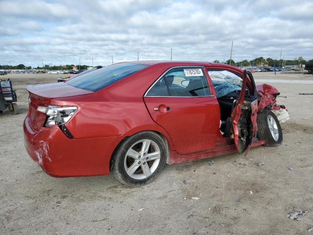 4T1BF1FK3DU639442 - 2013 TOYOTA CAMRY L RED photo 3