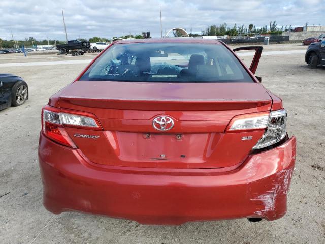 4T1BF1FK3DU639442 - 2013 TOYOTA CAMRY L RED photo 6