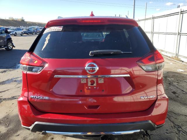 JN8AT2MV0HW284630 - 2017 NISSAN ROGUE S RED photo 6