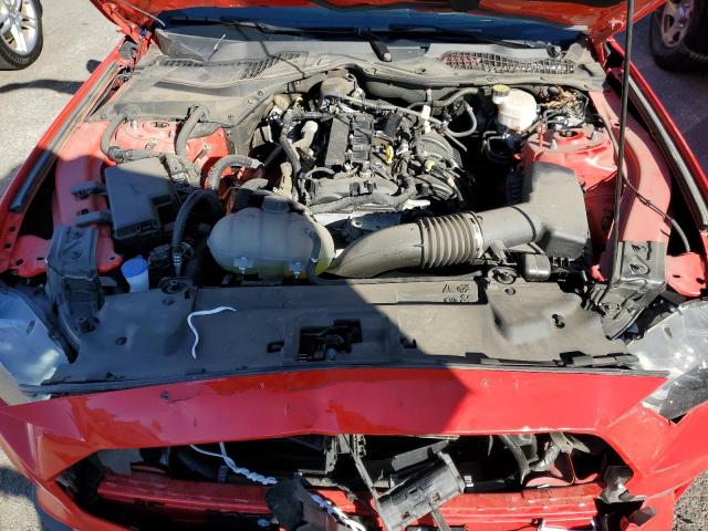 1FA6P8TH7M5156301 - 2021 FORD MUSTANG RED photo 11