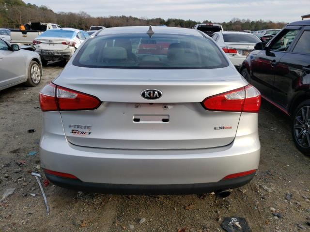 KNAFX4A8XE5175820 - 2014 KIA FORTE EX SILVER photo 6