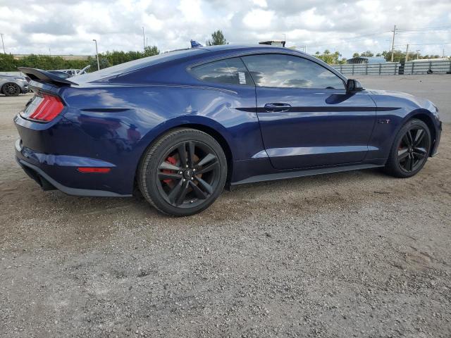 1FA6P8TH1L5190605 - 2020 FORD MUSTANG BLUE photo 3