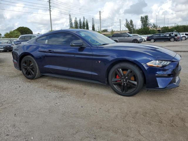 1FA6P8TH1L5190605 - 2020 FORD MUSTANG BLUE photo 4