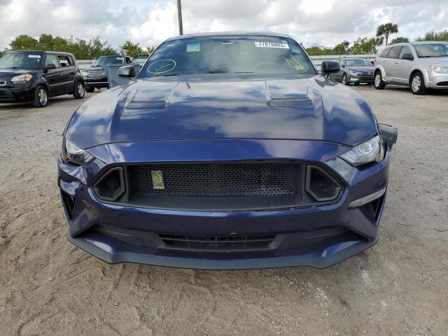 1FA6P8TH1L5190605 - 2020 FORD MUSTANG BLUE photo 5