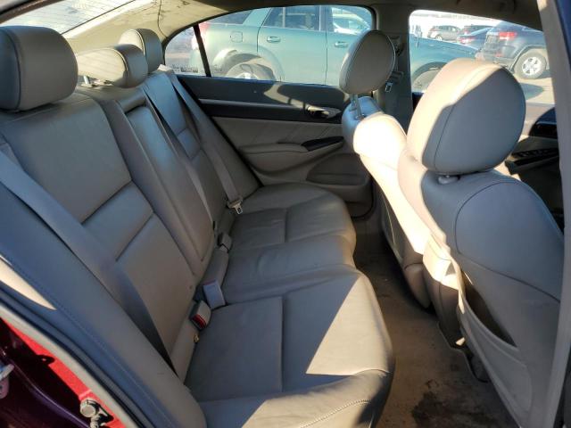 1HGFA16969L006739 - 2009 HONDA CIVIC EXL მუქწითელი ფოტო 10
