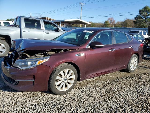 5XXGT4L36HG163281 - 2017 KIA OPTIMA LX MAROON photo 1