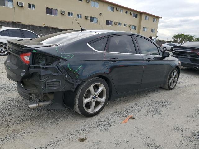 3FA6P0H74FR274694 - 2015 FORD FUSION SE BLACK photo 3