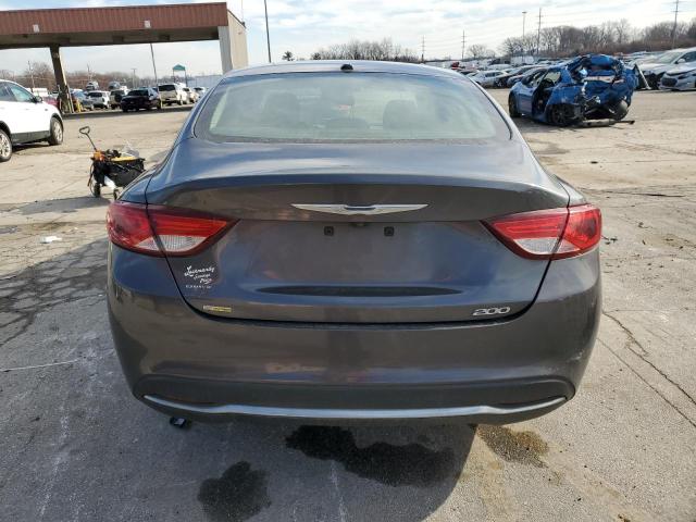 1C3CCCAB1FN681064 - 2015 CHRYSLER 200 LIMITED GRAY photo 6