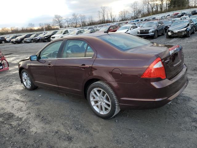 3FAHP0JG0CR148122 - 2012 FORD FUSION SEL MAROON photo 2