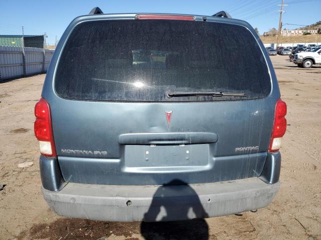 1GMDV33L25D222108 - 2005 PONTIAC MONTANA SV6 TEAL photo 6