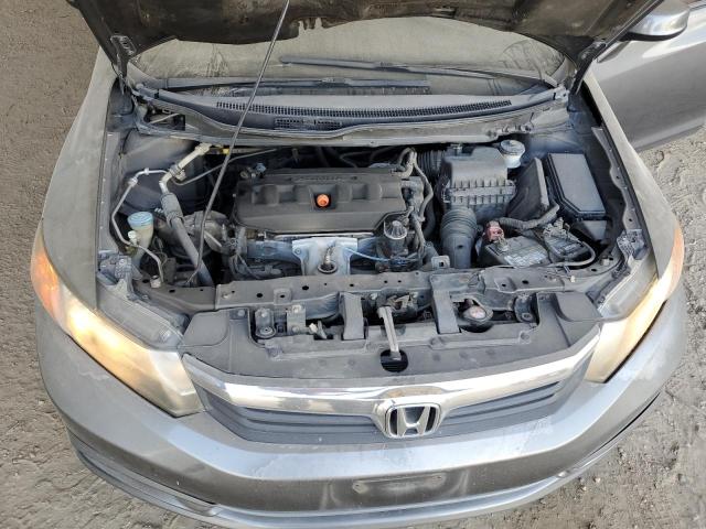 2HGFB2F95CH569157 - 2012 HONDA CIVIC EXL ნაცრისფერი ფოტო 11