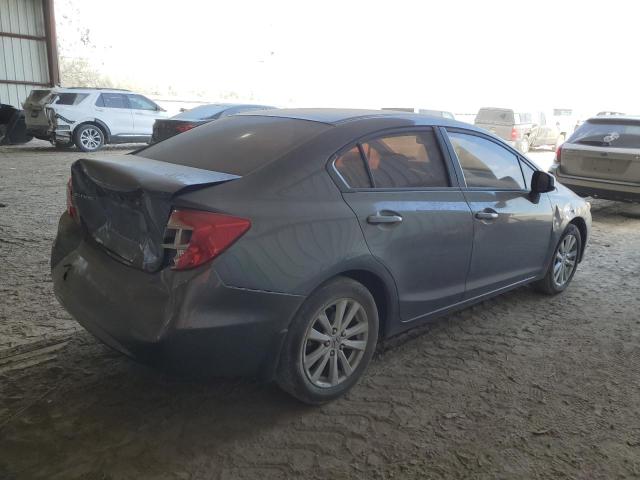 2HGFB2F95CH569157 - 2012 HONDA CIVIC EXL ნაცრისფერი ფოტო 3