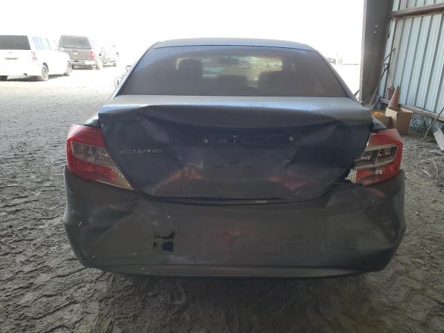 2HGFB2F95CH569157 - 2012 HONDA CIVIC EXL GRAY photo 6