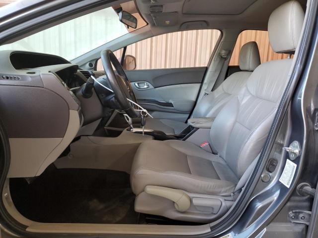 2HGFB2F95CH569157 - 2012 HONDA CIVIC EXL ნაცრისფერი ფოტო 7