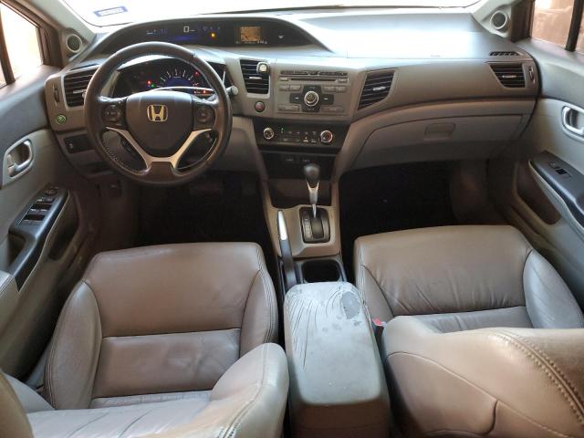 2HGFB2F95CH569157 - 2012 HONDA CIVIC EXL ნაცრისფერი ფოტო 8