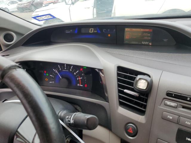 2HGFB2F95CH569157 - 2012 HONDA CIVIC EXL ნაცრისფერი ფოტო 9