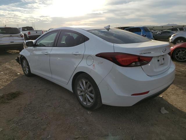 5NPDH4AE0FH562035 - 2015 HYUNDAI ELANTRA SE WHITE photo 2