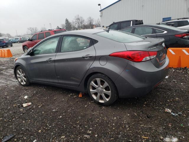 5NPDH4AE7DH385383 - 2013 HYUNDAI ELANTRA GLS GRAY photo 2