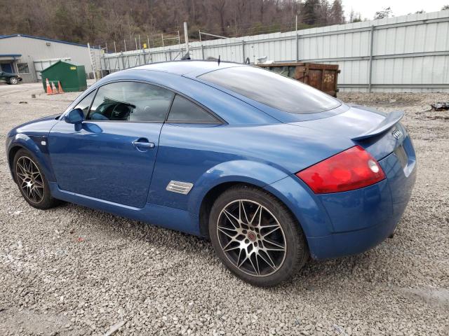 TRUWX28N011036533 - 2001 AUDI TT QUATTRO BLUE photo 2