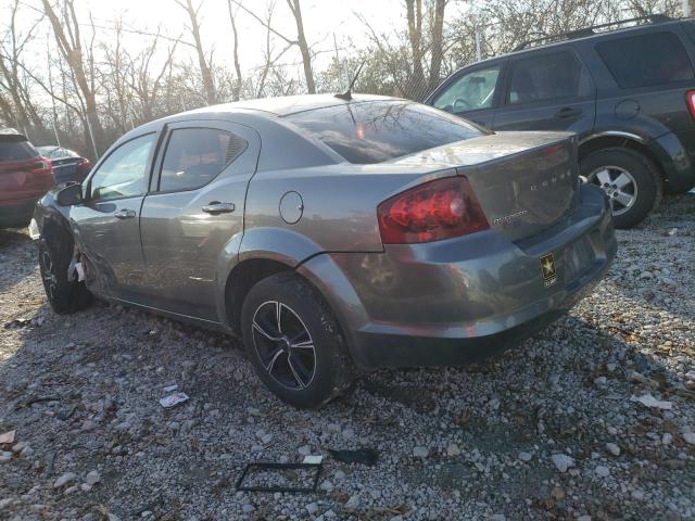 1C3CDZCB6DN586431 - 2013 DODGE AVENGER SXT GRAY photo 2